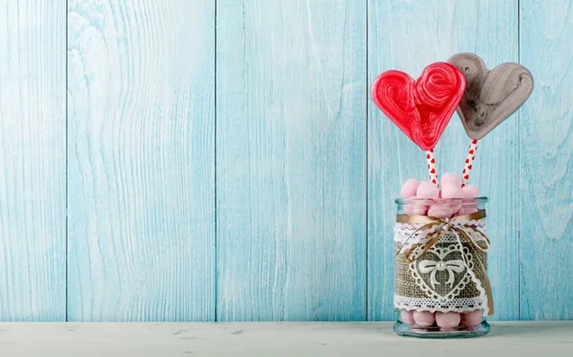 Valentijnsdag - snoepjes in de pot