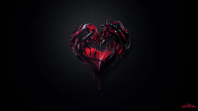 Valentinstag - abstraktes Herz