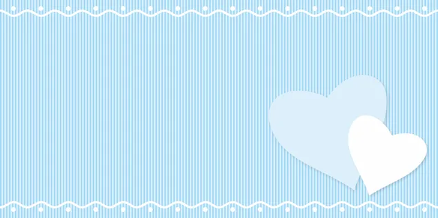 Día de San Valentín - corazones azules artísticos