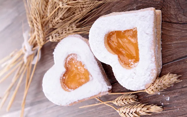 dia de san valentin - galletas de corazon horneadas descargar