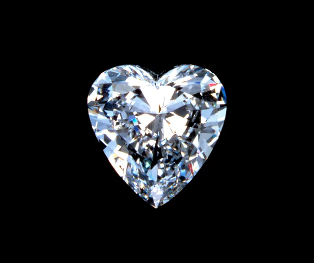 Valentine's day - diamond heart 2K wallpaper download