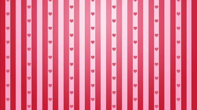 عيد الحب - خطوط القلب الحمراء 2K خلفية