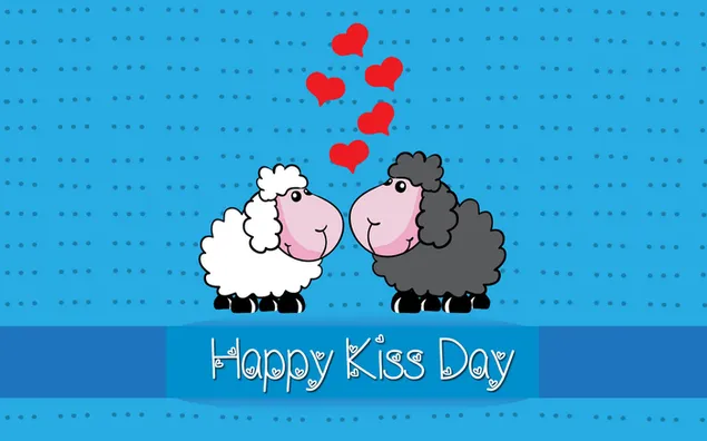 Valentine's day - kiss day HD wallpaper