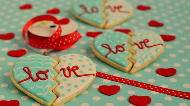 Día de San Valentín - galletas de amor