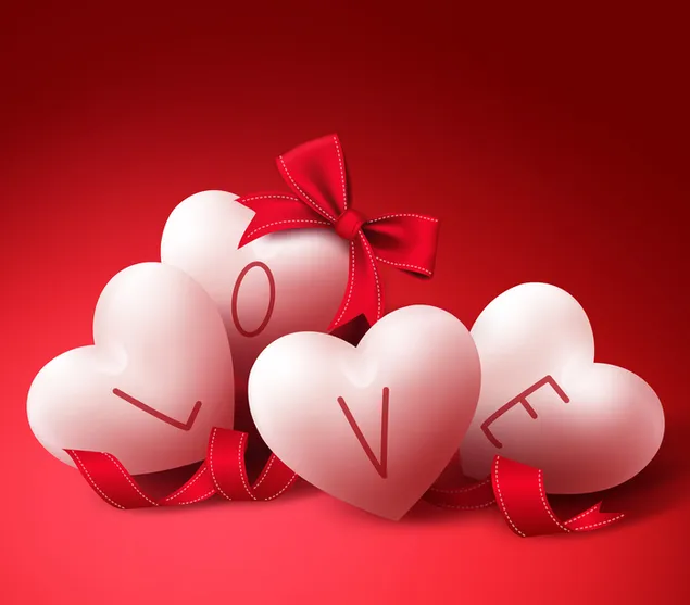 Día de San Valentín - globos de corazones de amor descargar