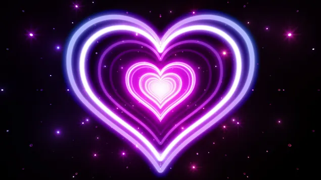 Valentine's day - pink sparkles heart download