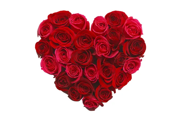 Valentinstag - Herz der roten Rosen herunterladen