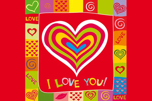 Día de San Valentín - diseño de corazón de amor vectorial