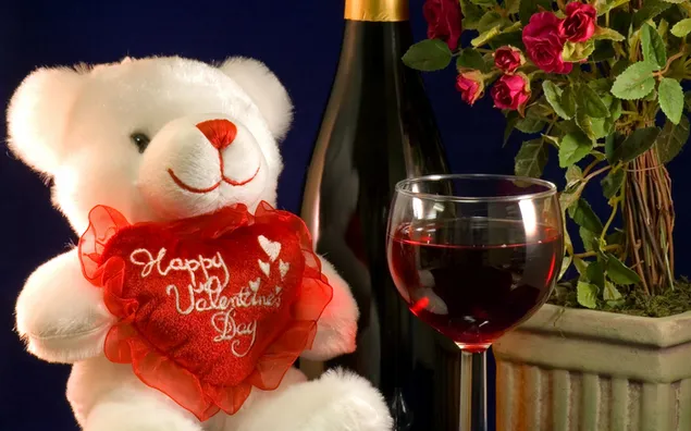 Valentinstag - Teddy und das Herz herunterladen