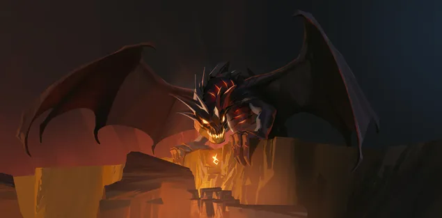 Valorant dragon background 4K wallpaper
