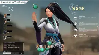 발로란트 - 현자 선택 화면 2K 배경화면