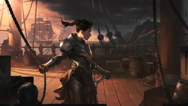 Vanguard Squire (Legends of Runeterra) - League of Legends (LOL) 4K bakgrund