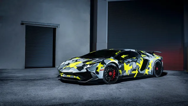 Voertuig Lamborghini Aventador HD achtergrond