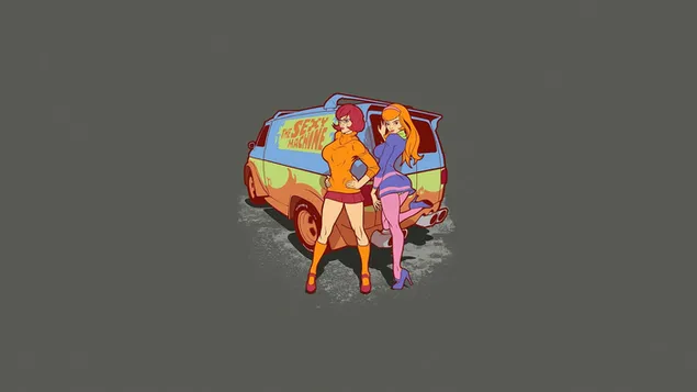 Tapeta Velma a Daphne (karikatura Scooby Doo) HD
