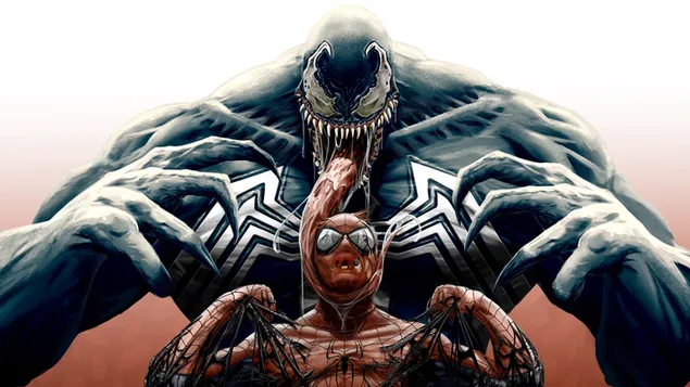 Venom (Eddie Brock) y Spider-Man (Peter Parker) Marvel Comics