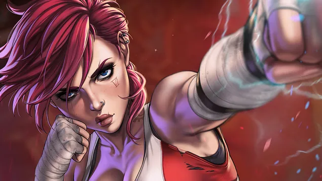 Netflix“奥术”系列中的 Vi：英雄联盟 4K 壁纸