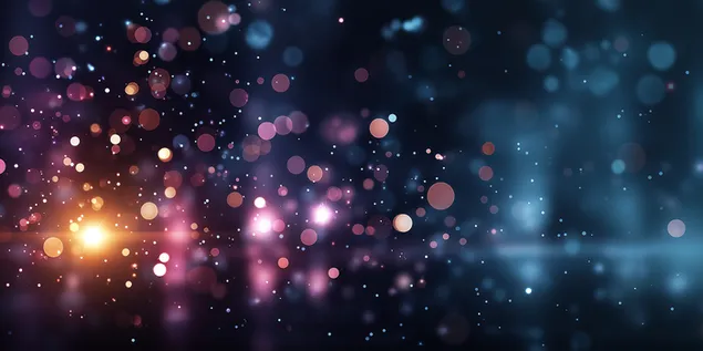 lewendige bokeh-ligte teen gradient aflaai