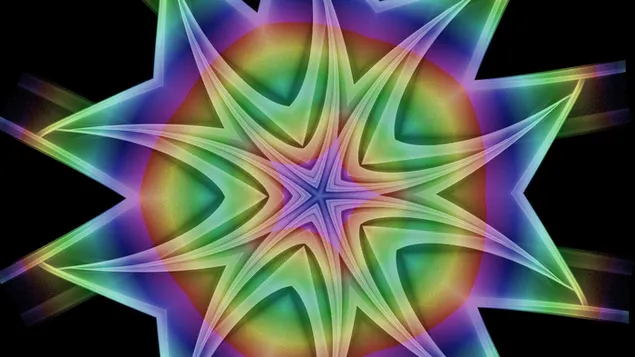 Vibrant Fractal HD วอลเปเปอร์