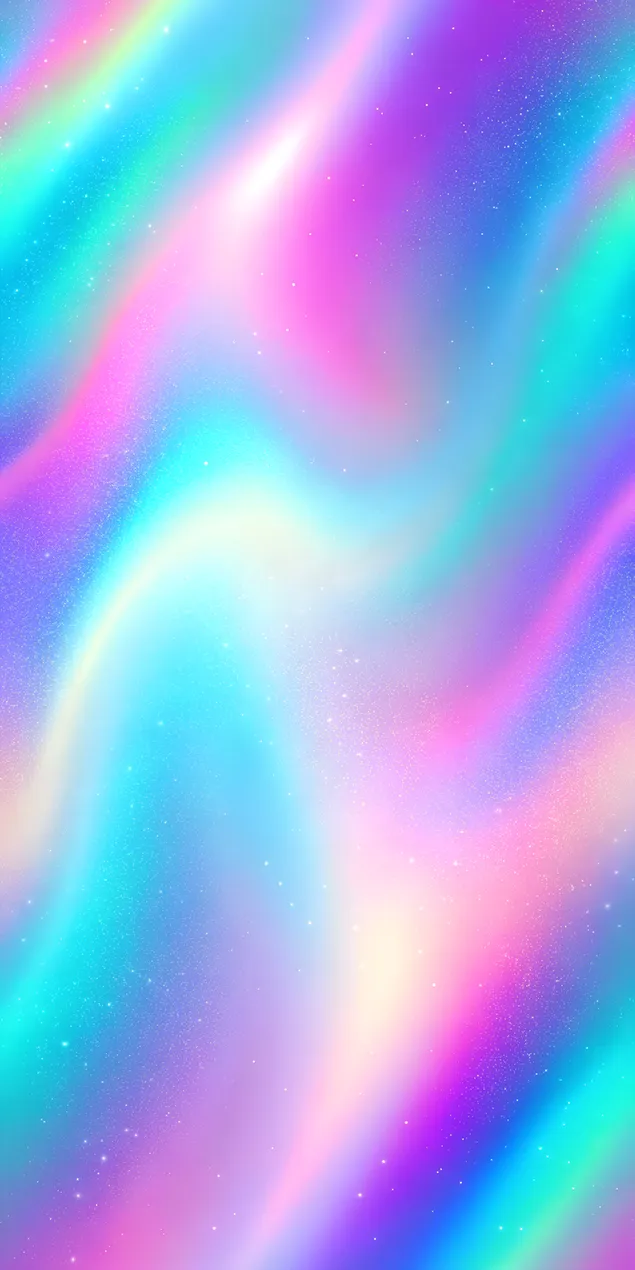 Gradient i gjallë me efekte holografike në rozë, blu dhe vjollcë 2K sfond