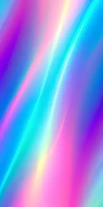 Gradien Cerah dengan Efek Holografik dalam Warna Merah Muda, Biru, dan Ungu pada Latar Belakang Putih 2K wallpaper