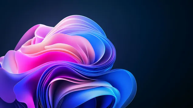 Valë të gjalla mëndafshi në shkrirjen rrjedhëse 8K sfond