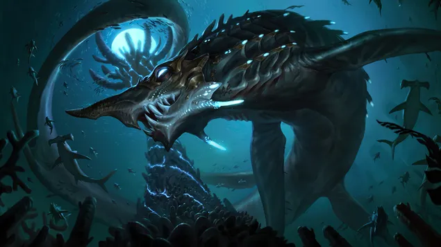 Vicious Platewyrm (Legends of Runeterra) - League of Legends (LOL) 4K sfond