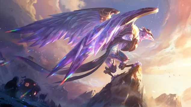Zegevierende 'Anivia' - League of Legends (LOL) 8K achtergrond
