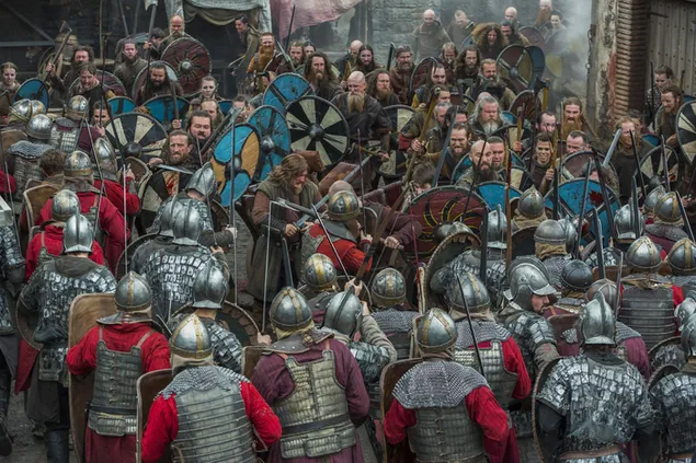Vikings Battle 4K wallpaper download