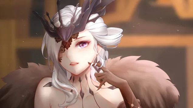 악당 '라 시뇨라' - 겐신 임팩트(애니 비디오 게임) 4K 배경화면