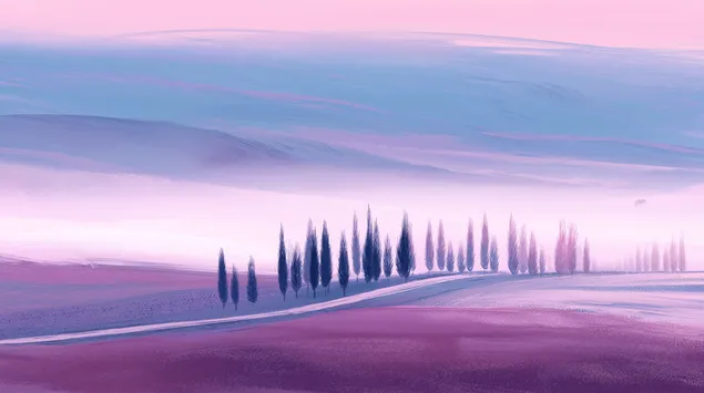 vintazinio stiliaus minimalistinis miglotu toskanos kalvu paveikslas atsisiusti