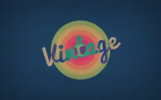 vintage typografie stahnout
