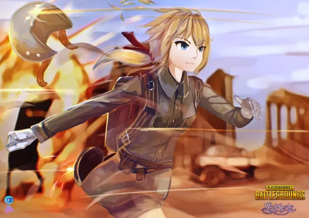 Violet Evergarden/ Pubg - Crossover download