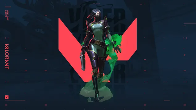 viper walks with her gun