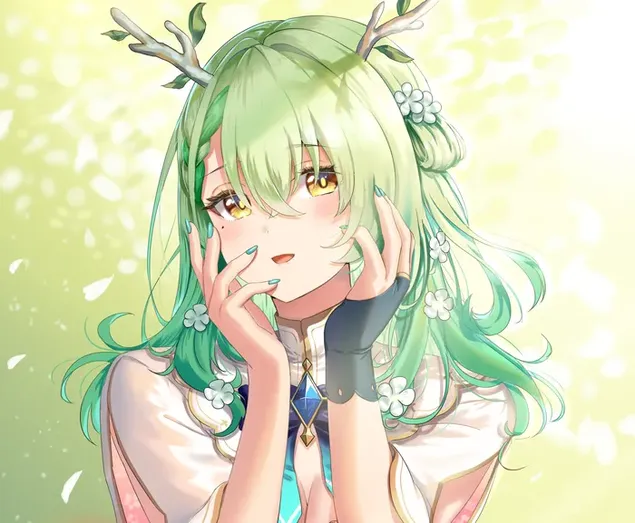 Youtuber virtual - Ceres Fauna Hololive 4K fons de pantalla