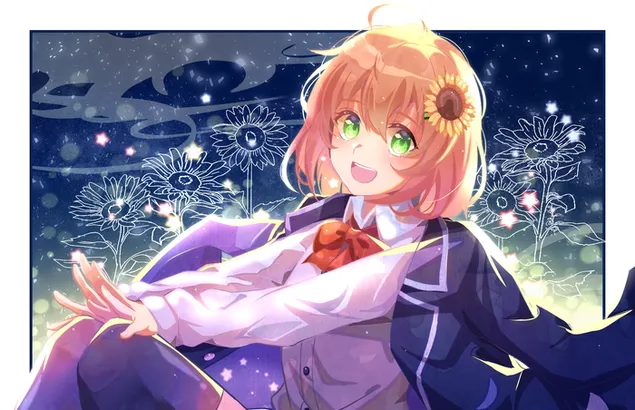 虚拟 Youtuber - Himawari Honma 2K 壁纸