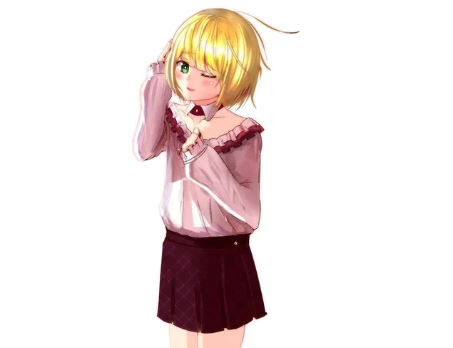 Virtualus „YouTube“ naudotojas – Suzuya Aki 2K ekrano užsklanda