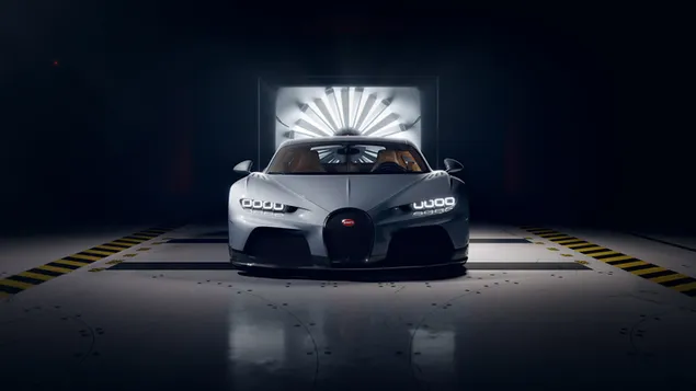 Vista frontal del Bugatti Chiron Super Sport 2022