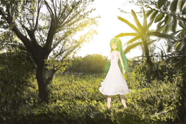 Vocaloid - Hatsune Miku Baño de sol