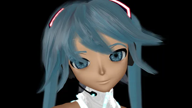 vocaloid - hatsune miku close-up eroflueden