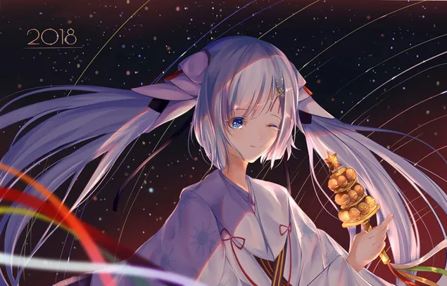 Vocaloid - 初音未来神社少女 HD 壁纸