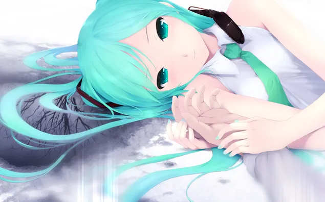 Vocaloid - Hatsune Miku Singer HD bakgrund