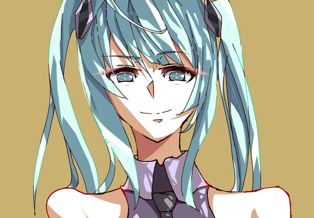 Vocaloid - Hatsune Miku 2K bakgrund