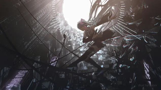 Vocaloid : 'Hatsune Miku' 4K kertas dinding