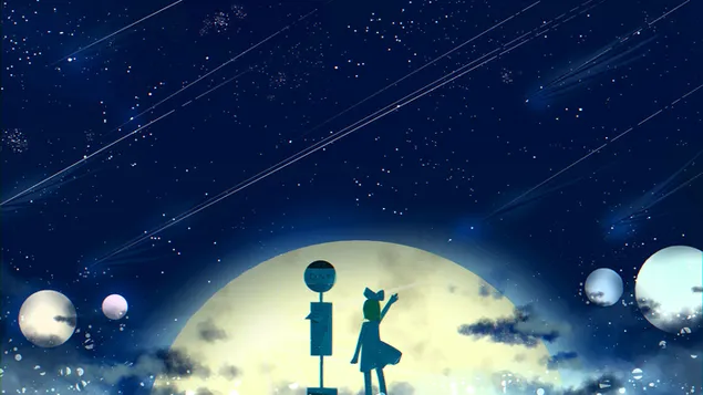 Vocaloid - Rin Kagamine 4K тапет