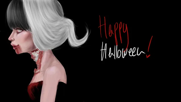 Vrolijk Halloween - Zombie Lady
