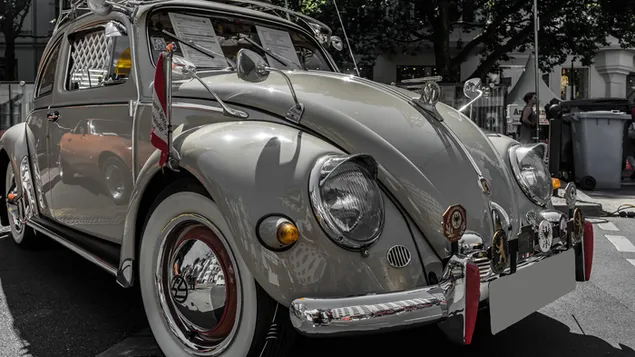 VW escarabajo con accesorios