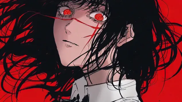 来自 Chainsaw man 动漫的 War Devil 动漫艺术 4K 壁纸