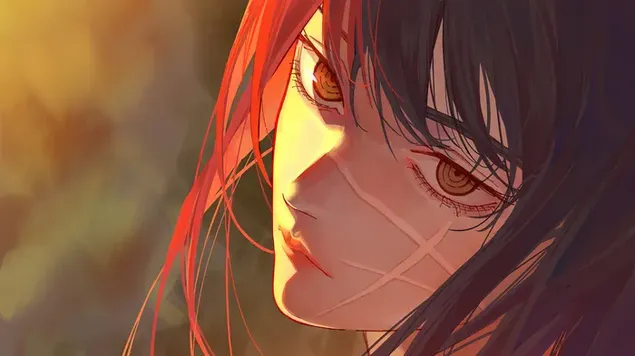 War Devil - 电锯人动漫艺术 4K 壁纸