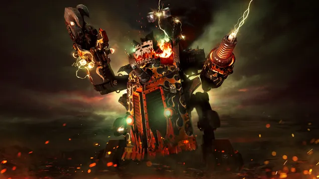 Warhammer 40 000: Dawn of War III — Beauty da Morkanaut 4K fona tapete