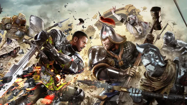 워헤이븐 게임 캐릭터 4K 배경화면